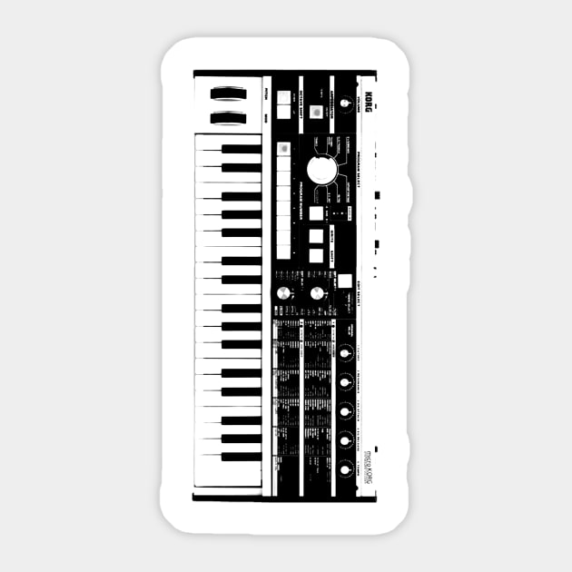 Microkorg Synthesizer Sticker by Teal_Wolf